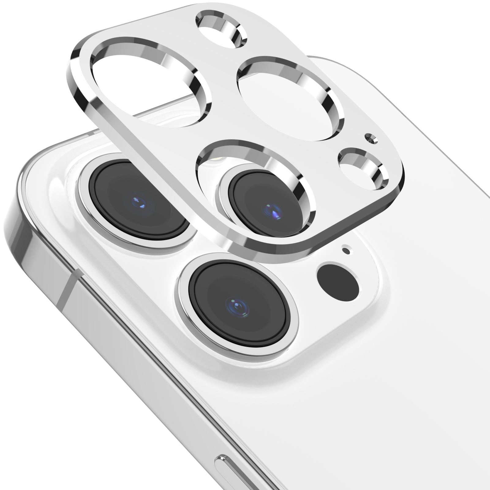AHASTYLE WG62-2 2Pcs for iPhone 13 Pro Max 6.7 inch 13 Pro 6.1 inch Camera Lens Protector Aluminum Alloy Anti-Scratch Lens Film AHASTYLE WG62-2 2Pcs for iPhone 13 Pro Max 6.7 inch 13 Pro 6.1 inch Camera Lens Protector Aluminum Alloy Anti-Scratch Lens Film